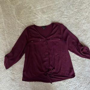 Maroon 3/4 shirt